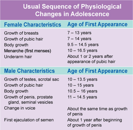 adolescence physical development