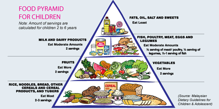 Children Food Pyramid Positive Parenting