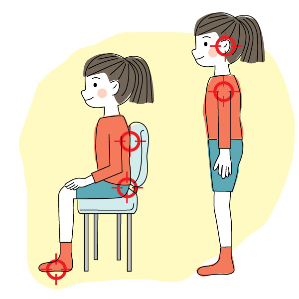 good sitting posture for kids