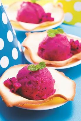 dragon fruit ice cream