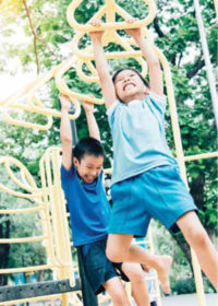 Children at the playground