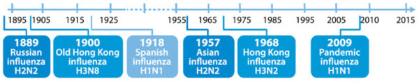 Influenza timeline